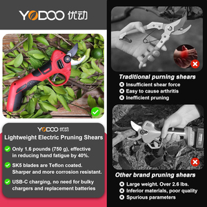 Migliori Prezzi YODOO Vendita Calda Forbici Elettriche da Giardino per Rami Alti Cesoie Elettriche con Asta Lunga - Product Image 5