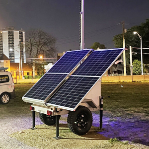 Ecocampor Remorque à panneau solaire Remorque à énergie utilitaire Remorque à outils avec panneau solaire pour chargement - Product Image 2