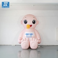 Modèle de poupée gonflable géante personnalisée pour la promotion de la marque ou la décoration publicitaire de fêtes pour mères et bébés