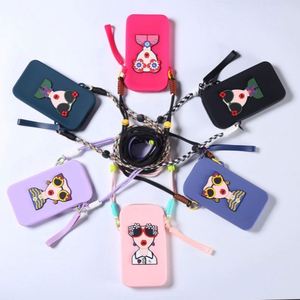 Goddess Style Silicone Sunglasses <b>Case</b> Open New Lipstick Waterproof Dustproof <b>Glasses</b> Storage Bag Portable <b>Soft</b> Handle Unisex - Product Image 1