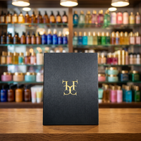 Boîte cadeau en carton magnétique de luxe avec logo imprimé sur mesure pour parfums, bijoux et cosmétiques, avec insert