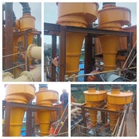 Hydrocyclones (cyclones multi-coniques) Shangpin Smax-B de haute qualité, concentrateur centrifuge d'or, équipement de traitement de l'eau par cyclonage