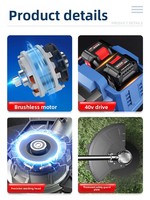 Tondeuse et débroussailleuse sans fil Dongcheng 40V à batterie lithium-ion DCYM4013H2S – Outil de jardinage électrique portable