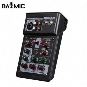 Interface audio portable mini 4 canaux pour console DJ, instrument de musique, microphone 48v, enregistrement - Product Image 6