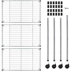 Chrome <span class=keywords><strong>3</strong></span> Niveaux Cuisine Combiné <span class=keywords><strong>Rack</strong></span> De Stockage Étagère <span class=keywords><strong>Rack</strong></span> Fil Rayonnage à Vendre - Product Image 5
