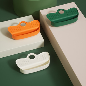 Tapis anti-éclaboussures pour robinet, égouttoir antidérapant pour évier, organisateur de comptoir, support de rangement mural pour torchons et éponges de cuisine - Product Image 2