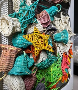 20 PCS Mini Rotin Étoiles Rotin Décorations de Mariage-Décoration de boules de Noël - Product Image 3