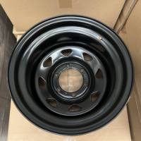 Nouvelles jantes en acier D40 à profil profond, design imitation beadlock avec trous en D, noires, ET 20 mm, état neuf