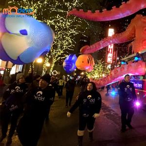 Открытый фестиваль парад воздушный шар надувная тропическая рыба для рекламной движущейся рыбы - Product Image 3