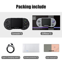 Console de jeu portable rétro classique RG353P, rechargeable, écran 3,5 pouces, 35000 jeux intégrés, jeu vidéo PS2, open source