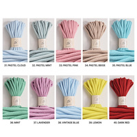 Corde à Crochet en Coton Torsadé Épaisse Fait Main DIY 8mm 10 Mètres/Rouleau, Cordon de Serrage pour Sac, Accessoires, Cordon Tricoté à la Main pour Vêtements