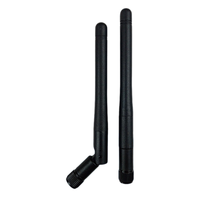 Antenne WIFI double bande à Gain élevé étanche 2.4GHz 5.8G polarisation verticale RP mâle amplificateur de Signal à distance antenne en caoutchouc