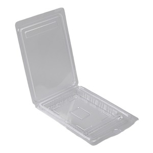 Blister con bisagras Plástico <span class=keywords><strong>Clamshell</strong></span> PET Plástico transparente Cbox Protector Caja de blíster plegable en stock - Product Image 3