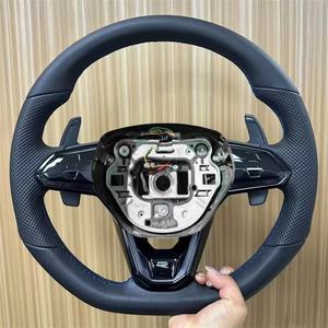 Volante de coche para Volkswagen VW Golf 8 Mk8 GTI 8 <span class=keywords><strong>R</strong></span> Dsg 2020 2021 2022 Jetta Passat Volantes de cuero - Product Image 2