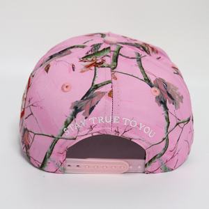 بيع بالجملة مصنعي القبعات شعار مطرز ورقة التمويه نغمتين تكتيكات الصيد في الهواء الطلق الفتيات الوردي كامو قبعات البيسبول - Product Image 4