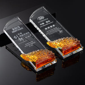 Trophée en verre progressif personnalisé en gros d'usine avec impression de logo personnalisé - Product Image 6