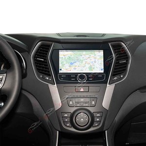 หน้าจอวิดีโอมัลติมีเดียสำหรับรถยนต์ระบบแอนดรอยด์ระบบนำทาง GPS Wi-Fi 4G สำหรับ hyundai santa fe IX45 dm 2012-<span class=keywords><strong>2018</strong></span> carplay - Product Image 6