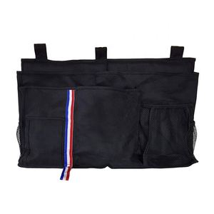 Classic Foldable Eco-Friendly Polyester Bedside Caddy Large <b>Remote</b> <b>Control</b> Organizer 48x31x6.5cm Convenient <b>Storage</b> Sundries - Product Image 2