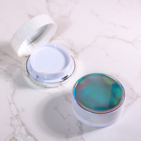 Cc étui à coussin d'air personnalisé en plastique vide blanc bb étui à coussin pot de maquillage emballage de poudre compact avec miroir