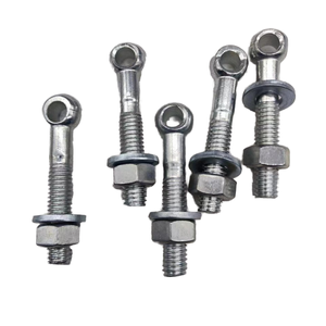 Boulons <span class=keywords><strong>d</strong></span>'anneau <span class=keywords><strong>d</strong></span>'<span class=keywords><strong>ancrage</strong></span> pour échafaudage à œil en acier forgé avec <span class=keywords><strong>goujon</strong></span> fileté - Product Image 1