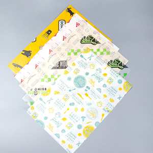 Custom Printed Food Grade Newspaper Pizza Box Cookies <b>Burger</b> Sandwich Waxed <b>Wrapping</b> <b>Paper</b> Coated Pulp Greaseproof <b>Paper</b> - Product Image 3