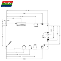 Écran tactile capacitif HMI industriel Android embarqué DWIN 7 pouces 1280*800 RK3566 IPS LCD