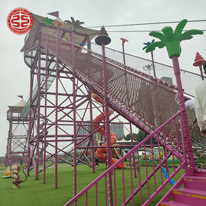 Manèges de parc d'attractions, aire de jeux extérieure pour enfants, jeux pour enfants, pont suspendu, aire de jeux extérieure, <span class=keywords><strong>filet</strong></span> d'escalade pour enfants, articles d'amusement - Product Image 3