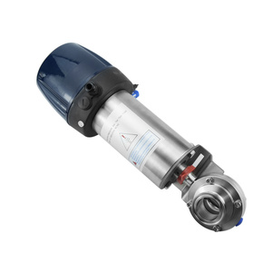 Kinggo Hướng dẫn sử dụng kẹp vệ sinh đa vị trí bướm van thép không gỉ 304 316L hàn chủ đề xử lý Van bướm - Product Image 6