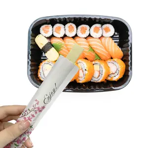 Baguettes jetables Sushi, bâtonnets en bambou de haute qualité utilisation quotidienne 20 pièces, bâtonnets pour Restaurant