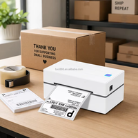 Mini imprimante d'étiquettes BT sans fil de haute qualité imprimante de papier thermique 4*6 pouces de qualité supermarché Ama Zon Temu AliExpress Shopify