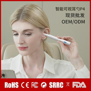 Set de Limpiador de Oídos Iluminado P6 Negro para Adultos y Niños, Endoscopio Inteligente Inalámbrico WIFI de Alta Definición para la Salud - Product Image 5