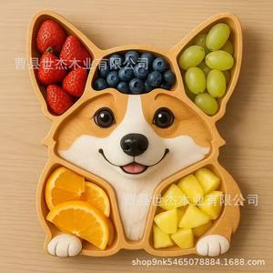 Plato de charcutería con temática canina, forma de animal, apto para lavavajillas, para uso en fiestas. - Product Image 3