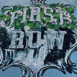 T-shirt da uomo a maniche corte in cotone 100% con lavaggio acido effetto retrò, taglie forti, colore azzurro chiaro, di design - Collezione Hot Sale - Product Image 4