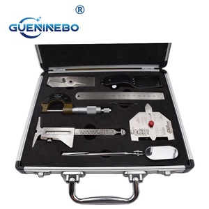 GNBWELD vendita calda 7 pezzi in 1 valigia portatile di medie dimensioni Kit di strumenti per indicatori di ispezione per saldatura di tipo americano - Product Image 2