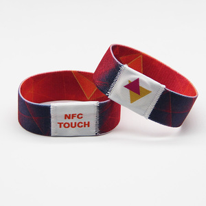 RFID đàn hồi dệt dây đeo cổ tay với MF 1K S50 và ulc 50pf - Product Image 1