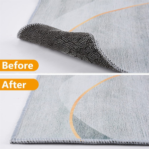 Almohadilla antideslizante de doble cara <span class=keywords><strong>SNM</strong></span>, cinta de pinzas para alfombras de PU troquelada reutilizable para suelos de madera dura, tapones para alfombras - Product Image 4