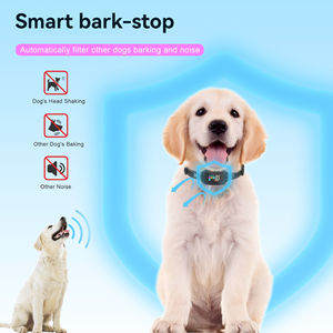 Innovation Design OEM & ODM Farbbild schirm IP67 Level Wasserdichtes tragbares Hunde-Anti-Barking-Halsband mit verstellbarem Gurt - Product Image 3