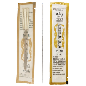 100 ชิ้นเงินจับเข็มยาวไม่เจ็บปวดเข็มเข็มฝังเข็ม - Product Image 3