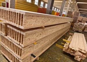 Trave a I in Legno / Trave a I in Legno Ingegnerizzato / Legno Modulare per Pavimenti e Tetti - Product Image 4