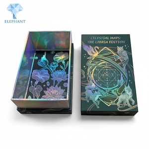 Caja de Regalo de Cartón con Papel Artístico, Relieve, UV Localizado, Impresión Personalizada, Tema de Mapas Celestiales, Ecológica, Fabricante - Product Image 4