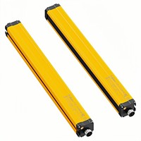 Capteurs optiques série PHOSKEY SG2C-F22-NC, écartement des faisceaux 10 mm, DC 10-30V, NPN, rideau lumineux de sécurité, capteurs de sécurité