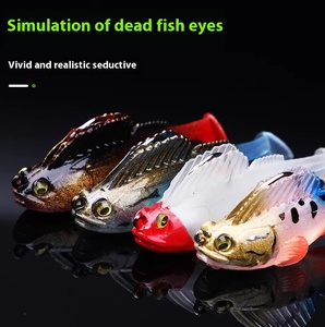 Señuelos de pesca baratos de nuevo diseño, Señuelos de Pesca de agua dulce, cebo de natación de plástico blando, Señuelos de Pesca - Product Image 4
