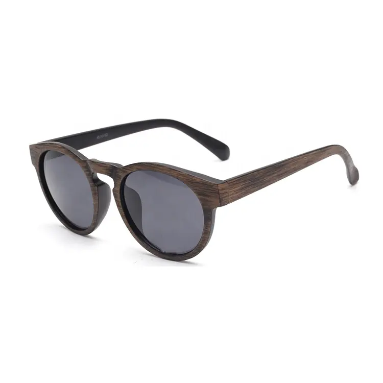 2022 Fashion Designer ECO Friendly Round Unisex Wooden PC UV400 Polarized Sunglasses Sun Glasses