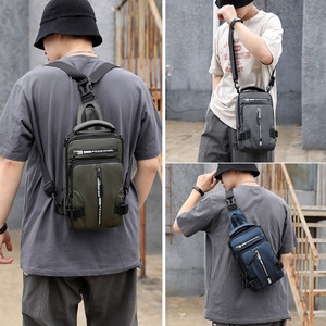 Bolso de pecho al por mayor para hombre, riñonera personalizada, informal, para deportes al aire libre, bandolera de moda, versión coreana, bolso de ciclismo de tendencia - Product Image 5