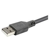 Cable de escáner de código de barras USB a RJ45 retráctil en espiral para Symbol Moto Zebr LS2208/DS2208/ LS4208/LS4478/DS9208/DS3578 2M 3M
