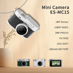 Retro Mini kỹ thuật số Keychain Máy ảnh nhỏ bodycam 1080p HD video 0.96 "IPS màn hình Pocket Recorder cho du lịch nghiên cứu Quà Tặng - Product Image 3
