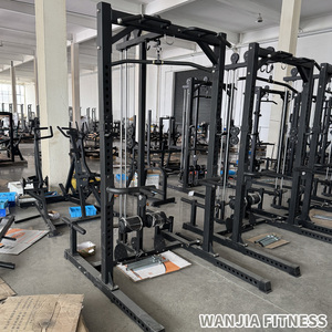 Machine Smith Commerciale en Acier pour Entraînement de Force, Rack de Musculation Multifonctionnel pour Salle de Sport Unisexe - Product Image 4