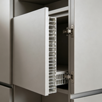 Panneau composite en aluminium alvéolaire écologique 4x8 pieds, finition HPL, résistant au feu et à l'eau, pour porte d'armoire