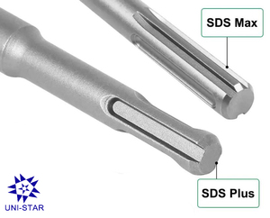 Broca de Martillo SDS Plus de 3 Filos con Punta de Carburo Completa para Perforación de Concreto, Mampostería y Ladrillo - Product Image 5