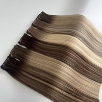 Extensions de cheveux Remy européennes double drawn invisibles et sans couture, qualité supérieure 12A, douces, saines et lisses, vente en gros d'usine, fournisseur OEM